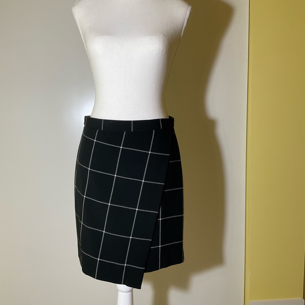 1.State Windowpane Check Skirt - size S